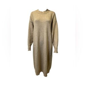 Monki knit Elegant Tan Sweater Dress